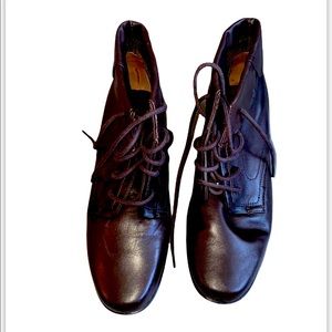 Liz Baker Women's Brown Leather Ankle Boots